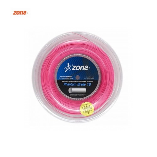 존스 테니스스트링 PHANTOMBREAK 1.17mm 200m reel 핑크 다크블루